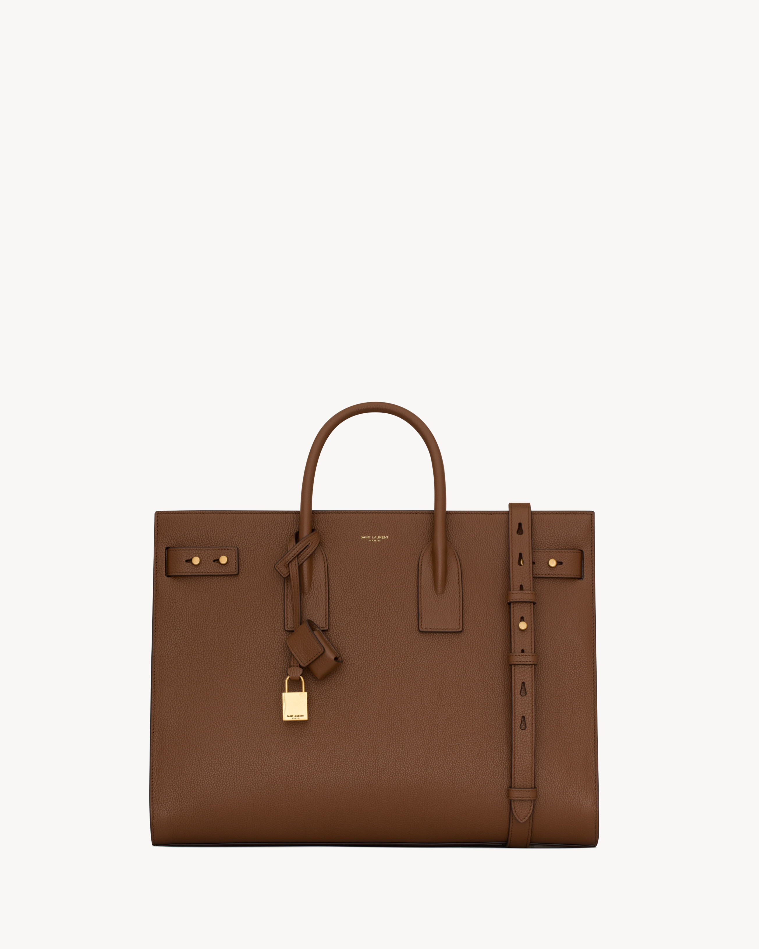 Sac de Jour thin large bag in grained leather