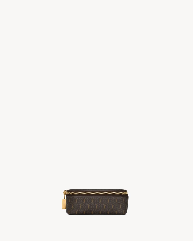 ルモノグラム スモールジュエリーボックス ブラウン | Saint Laurent
