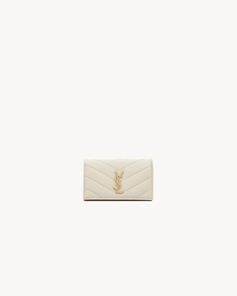 CASSANDRE SLIM KEY CASE IN GRAIN DE POUDRE LEATHER