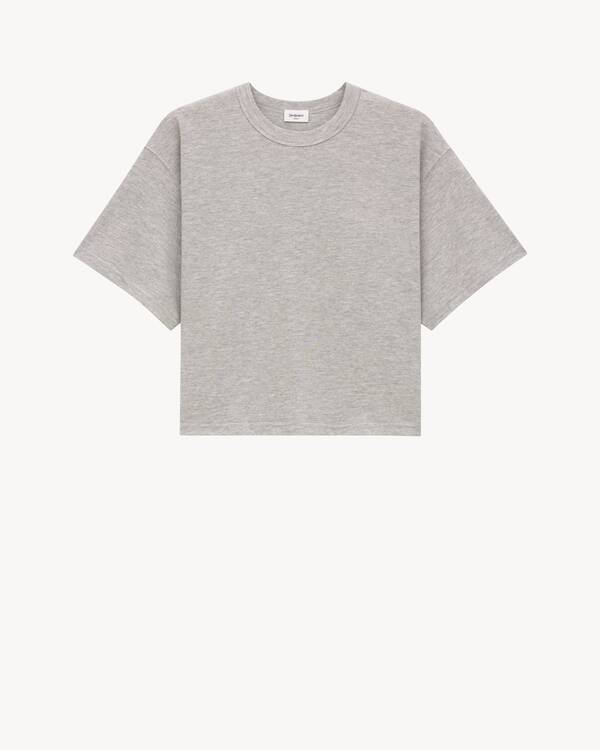 Tシャツ・カットソー Saint Laurent Saint Laurent T-Shirt Cassandre In Pique Saint Laurent Cassandre T-Shirt in Pique | Saks Fifth Avenue