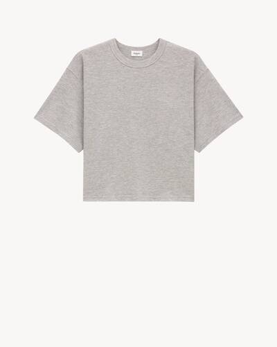 Tシャツ・カットソー SAINT LAURENT Cassandre t-shirt in piquet Saint Laurent Cassandre cotton-blend piqué T-shirt Saint Laurent