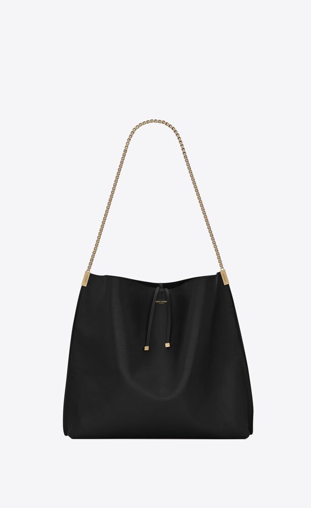 SUZANNE medium hobo bag in smooth leather, Saint Laurent