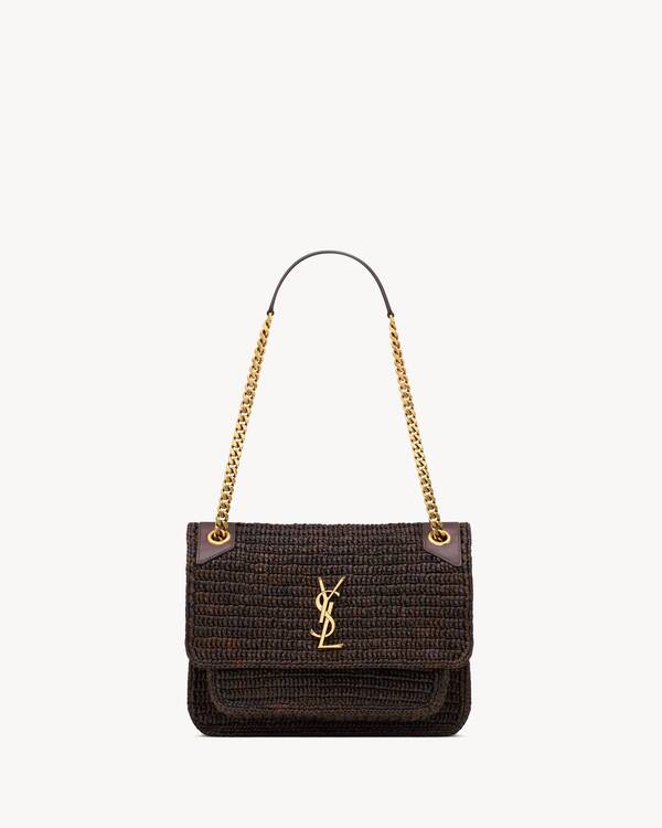 SAINT LAURENTラフィアショルダーバッグレザートリム Amazon | [サンローラン] ショルダーバッグ ラフィア LOU ルー