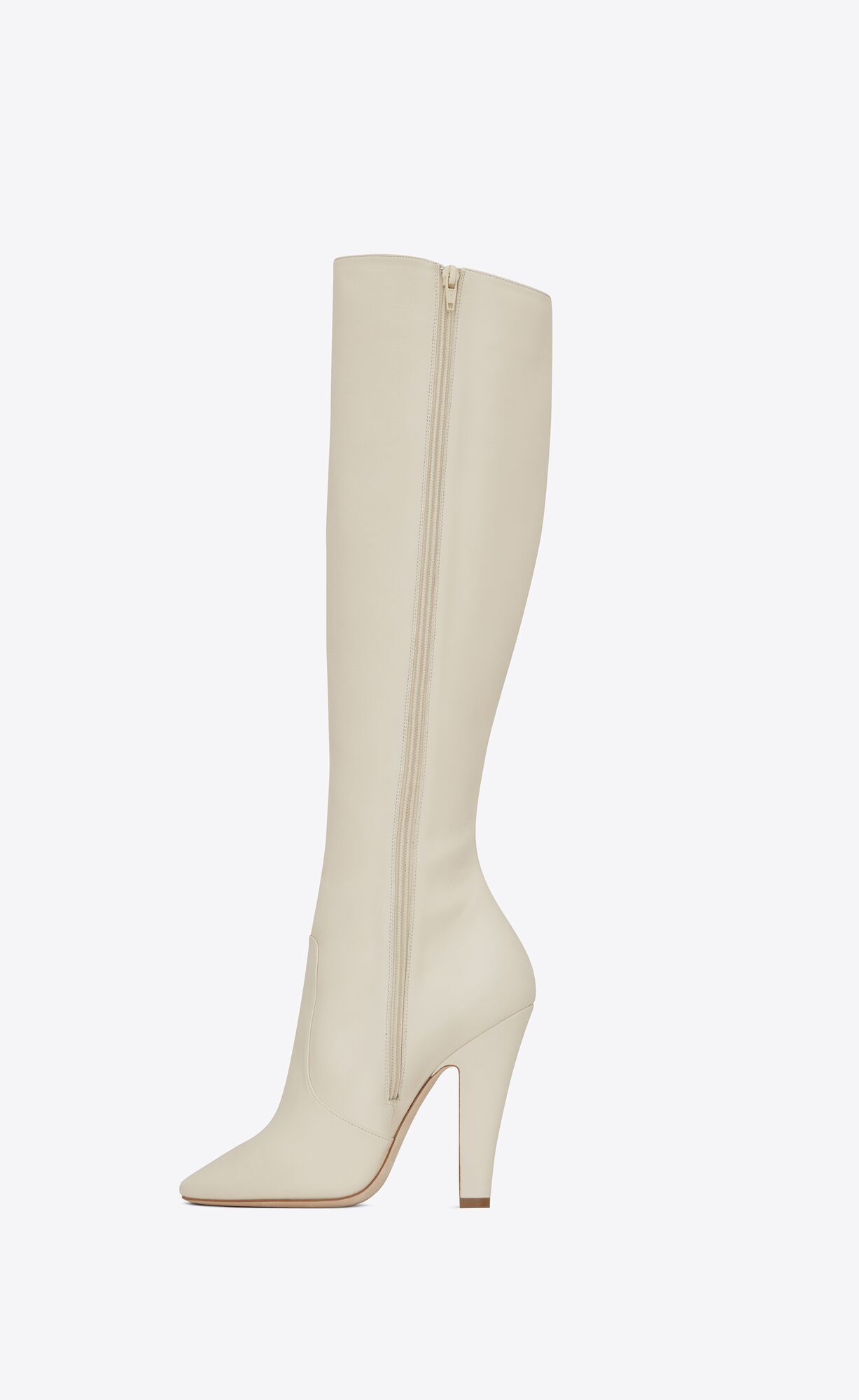 ysl tan boots