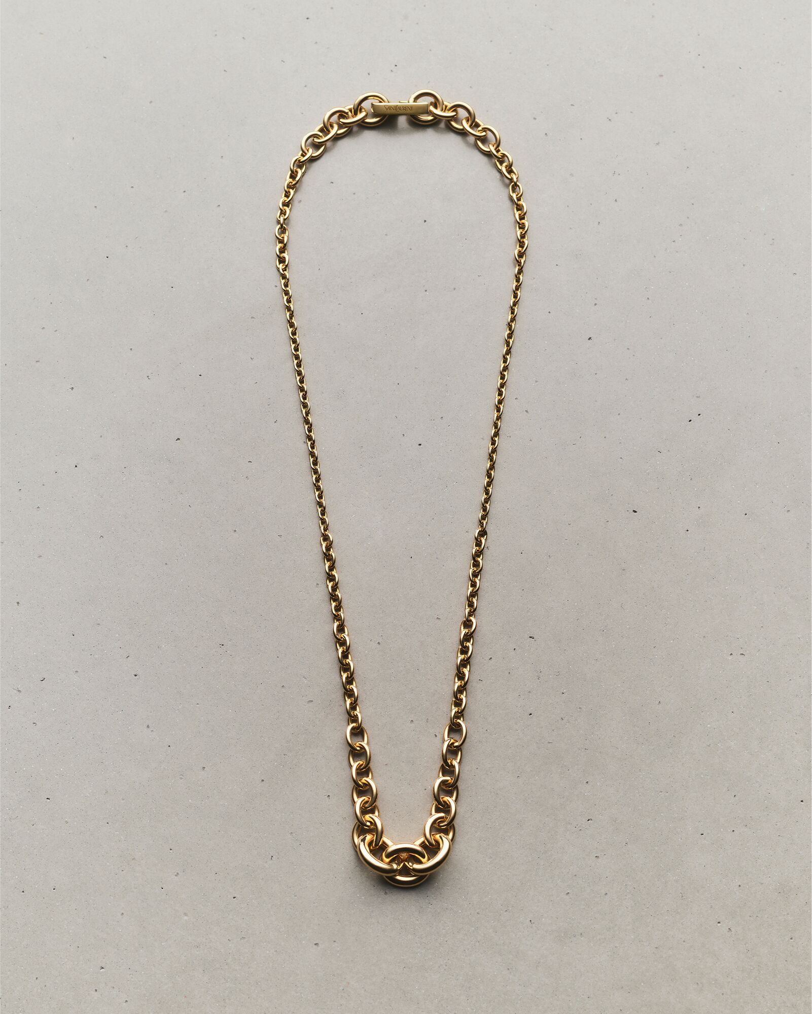 Graduated chain necklace in 18K yellow gold Saint Laurent YSL