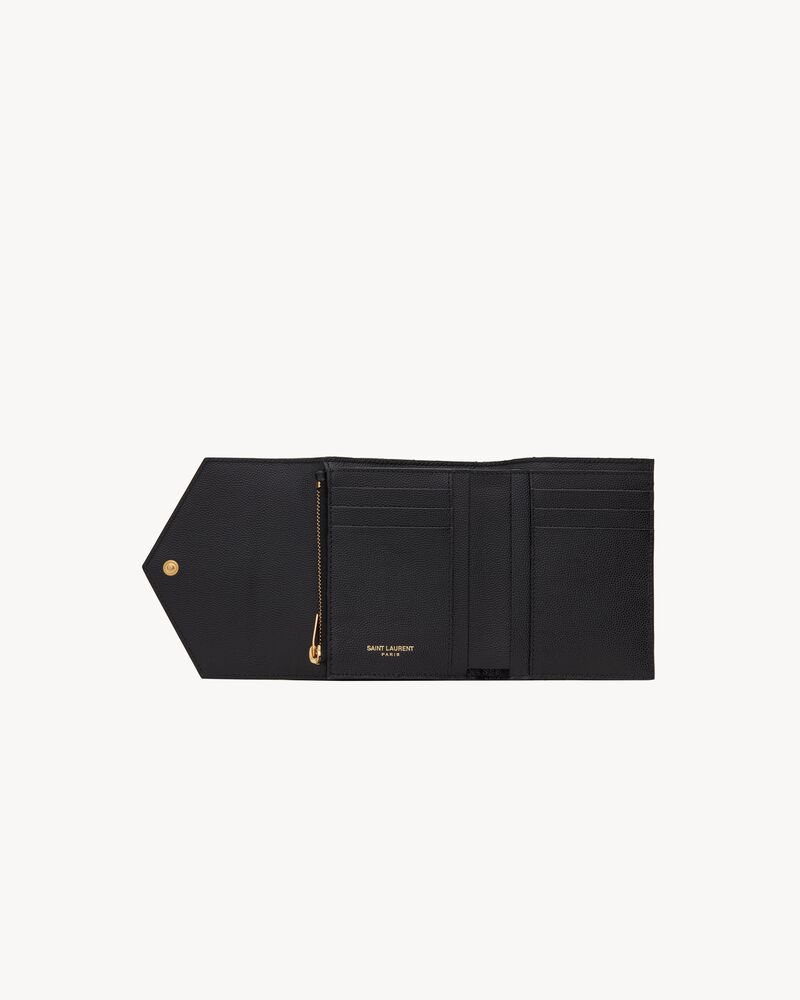 Ysl wallet tri fold Clearance