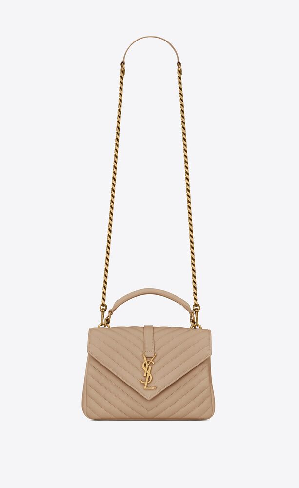 COLLèGE medium chain bag in quilted leather | Saint Laurent | YSL.com