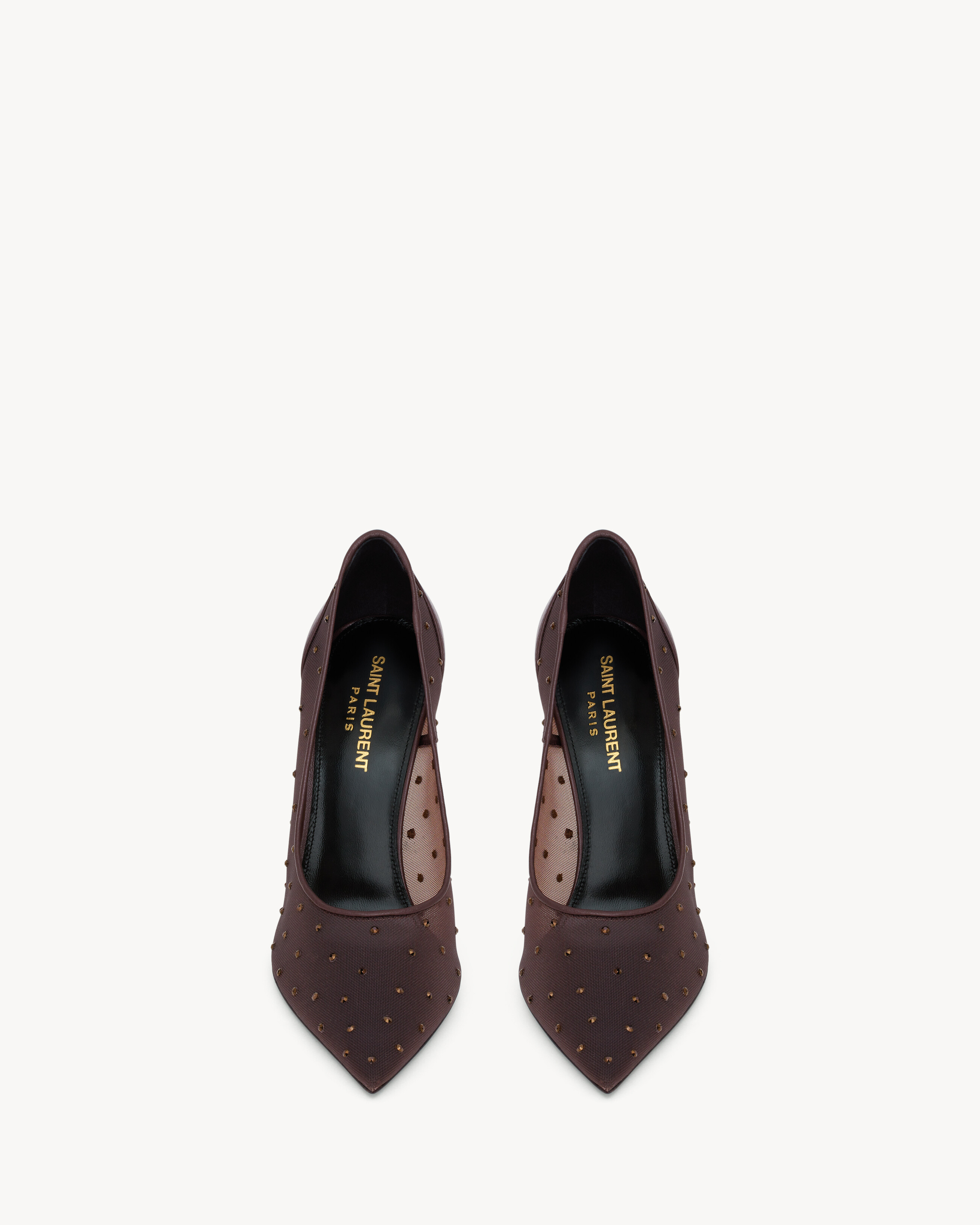 ANJA pumps in rhinestone mesh