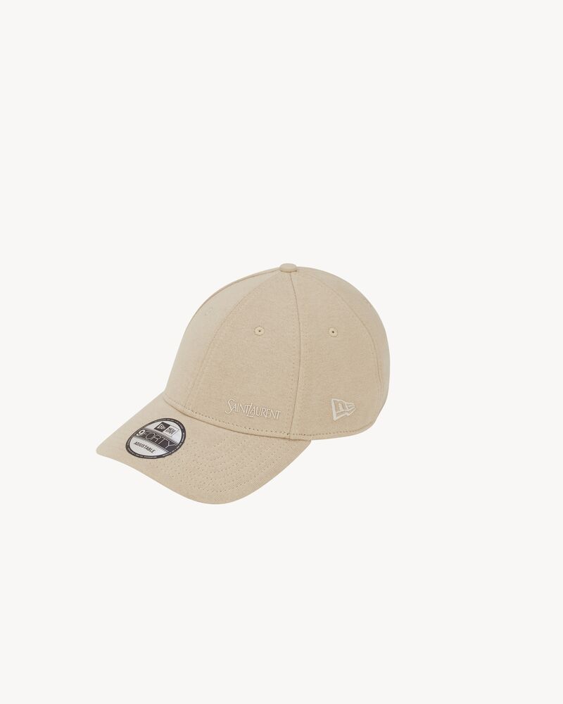 New Era cap in fleece, Saint Laurent