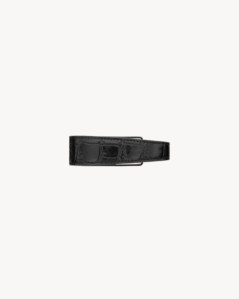 belt bracelet in leather