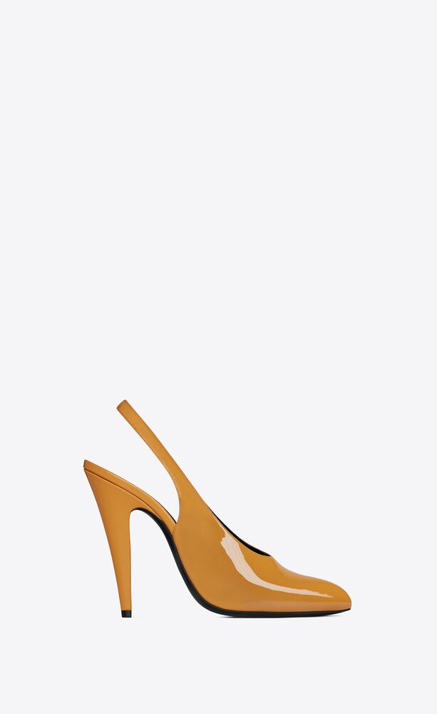 venus slingback pumps in patent leather