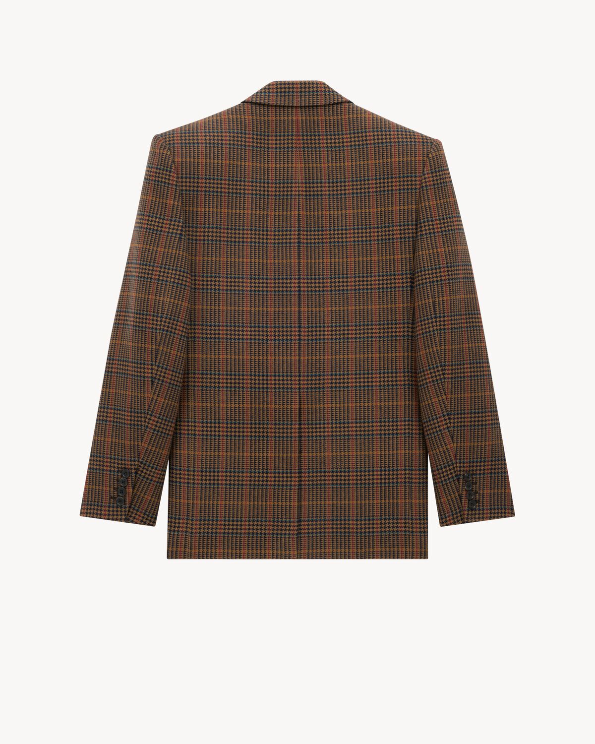 jacket in wool check