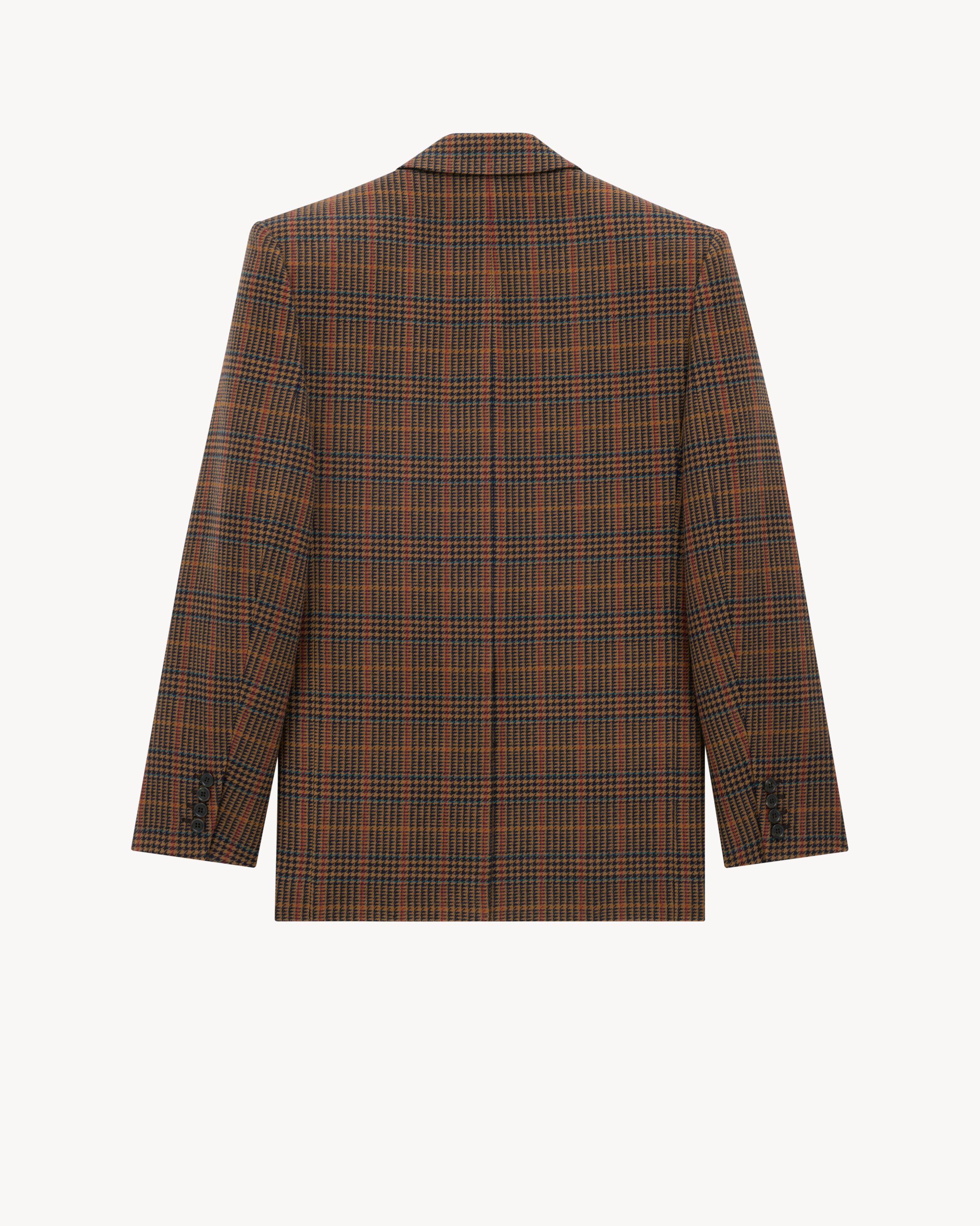 jacket in wool check