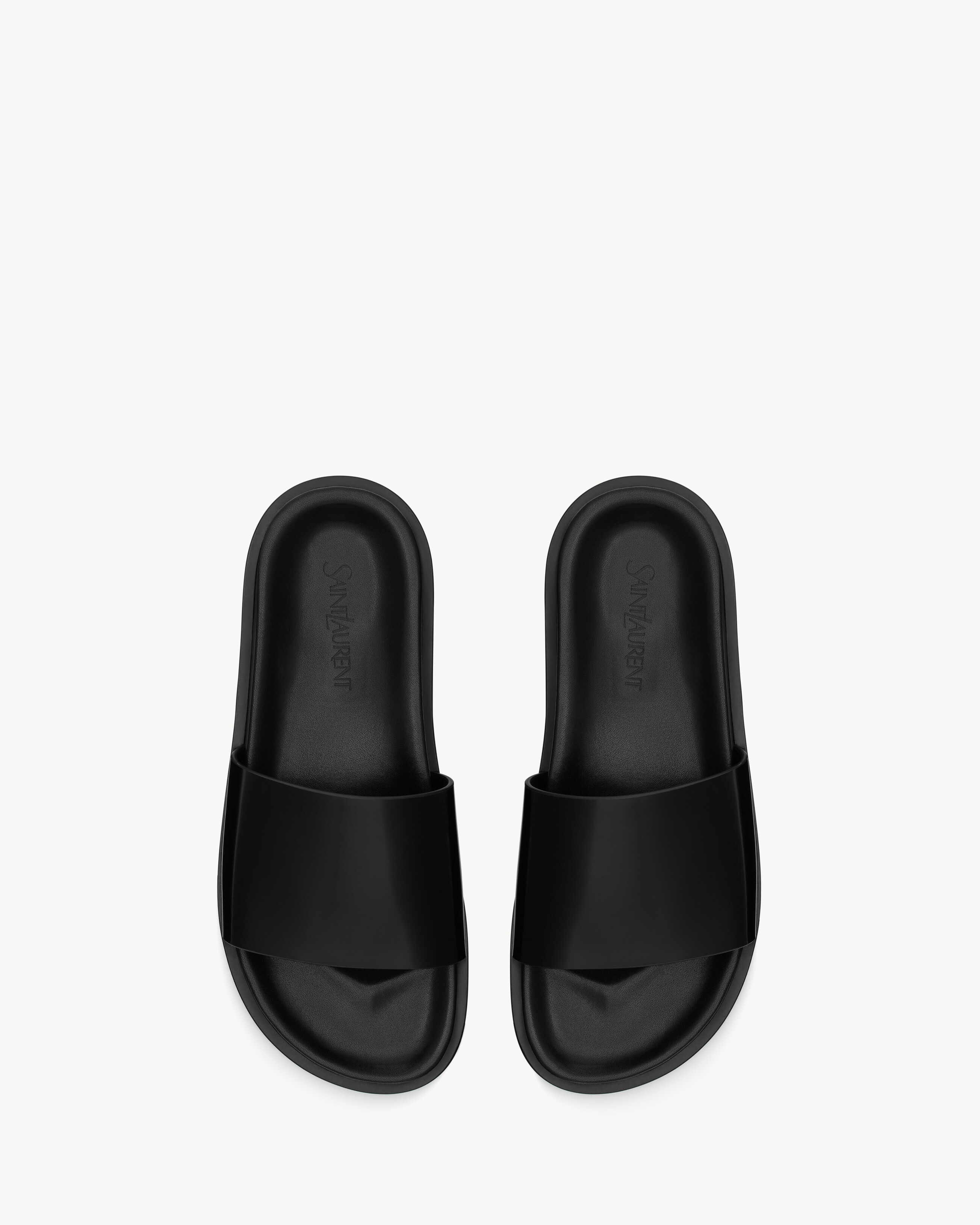 NICHOLS slides in glazed leather