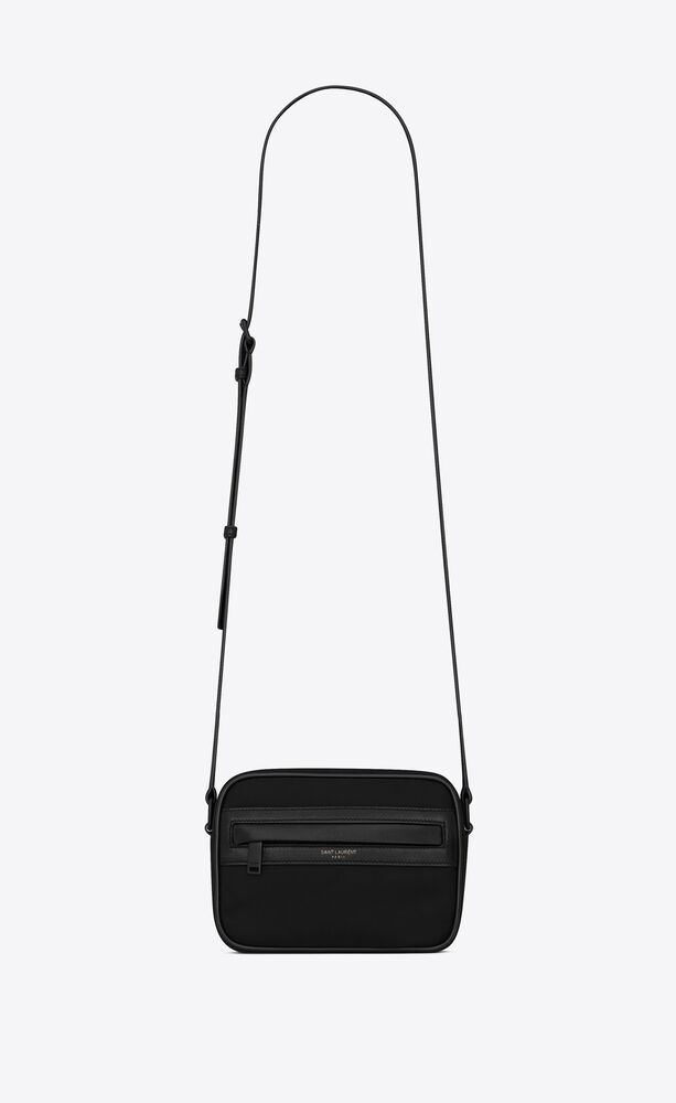camp small camera bag in econyl® and lambskin