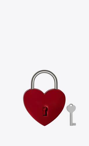 heart-shaped padlock