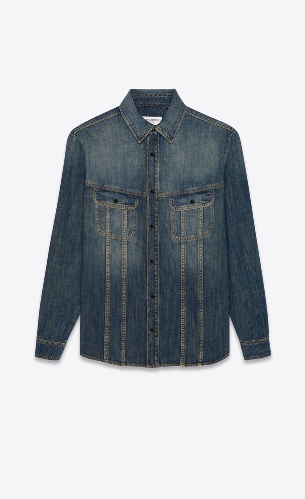 saint laurent button up