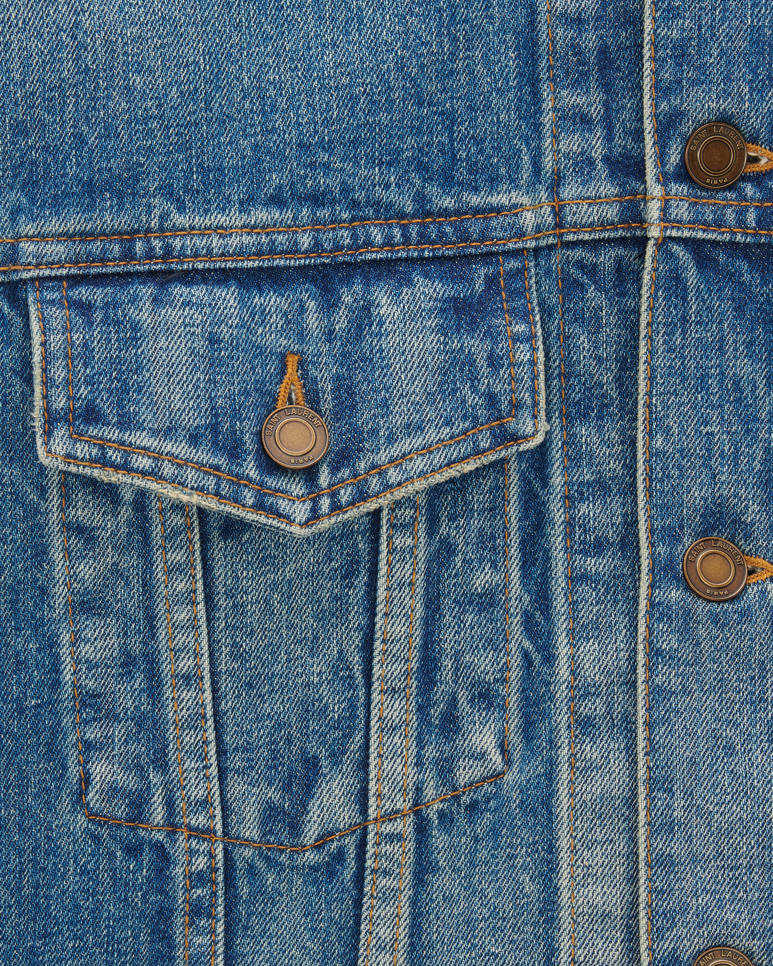 80's Jacket in Vintage Blue Denim