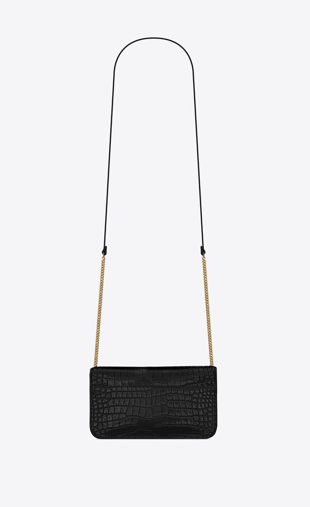 cassandre phone holder with strap in smooth leather