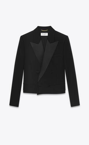 saint laurent women's tuxedo jacket