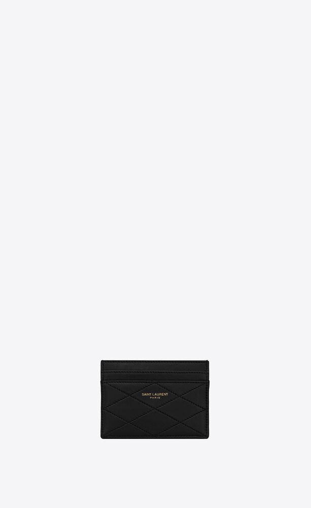 Saint Laurent Leather ID Card Case