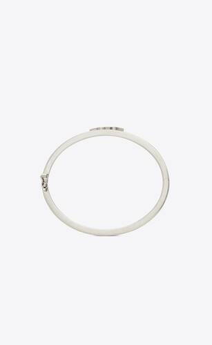 cassandre bracelet in leather and metal