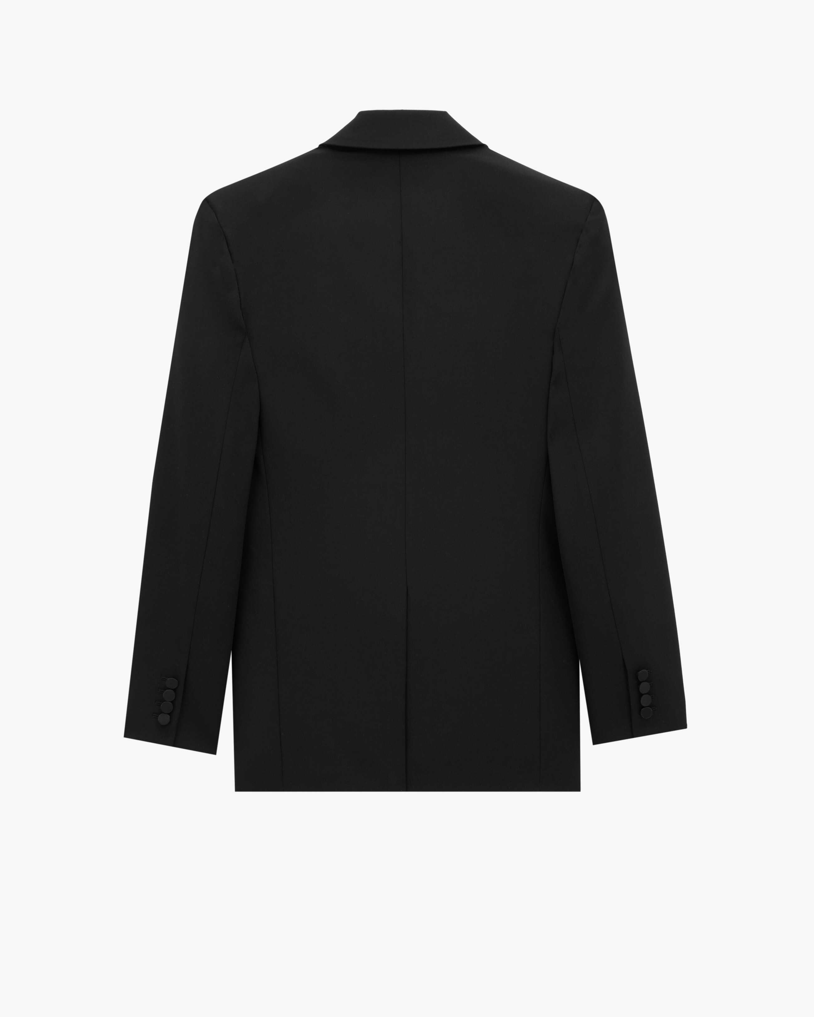 tuxedo jacket in grain de poudre