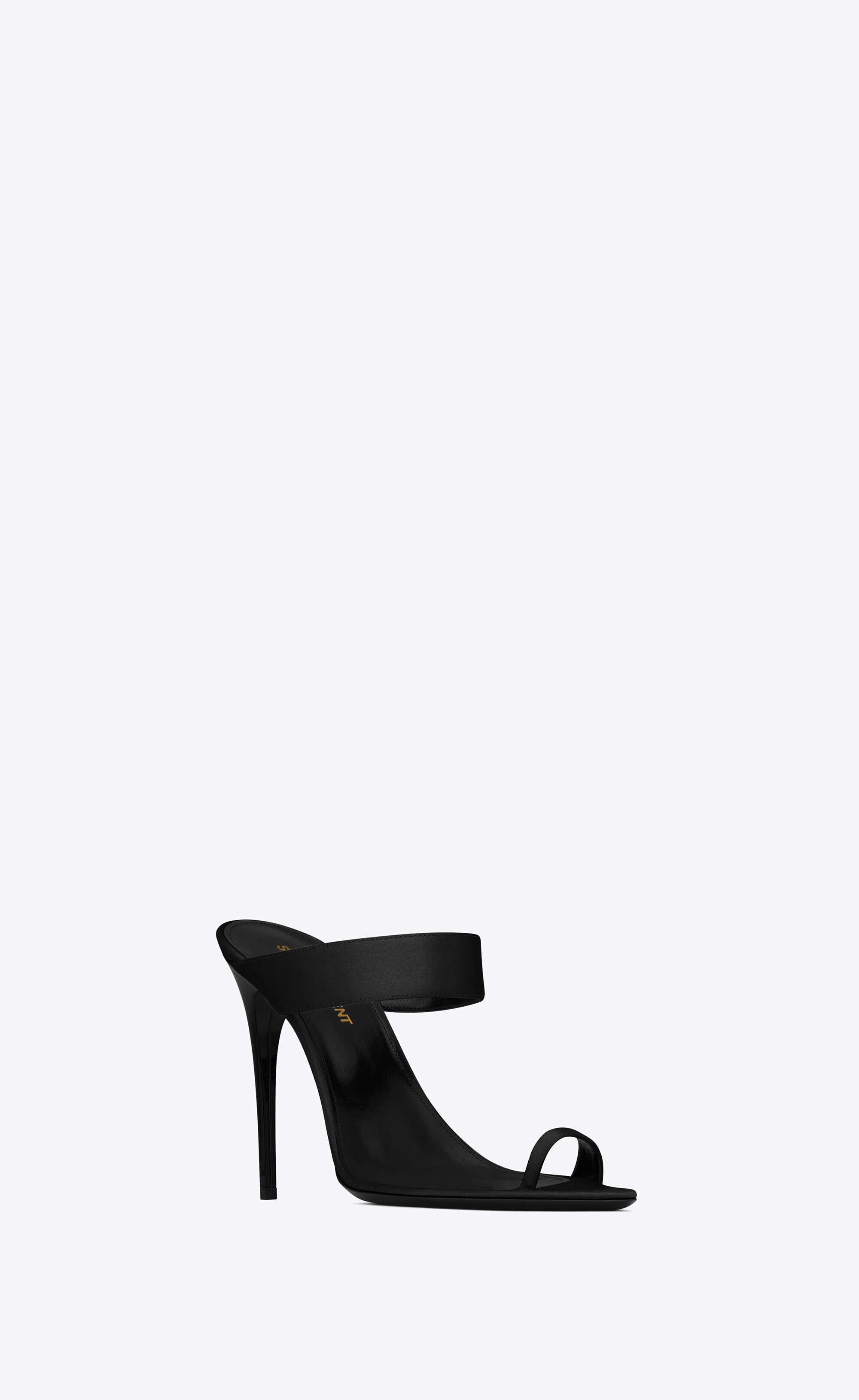 Martha mules in silk satin