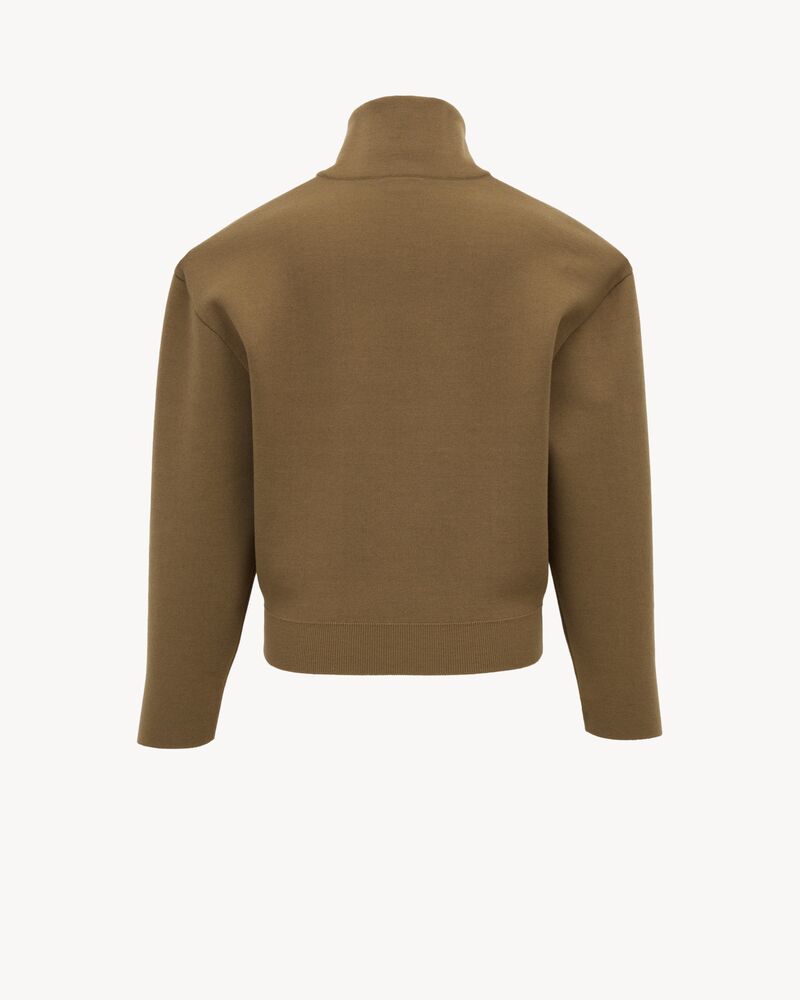 sweater in double-face knit