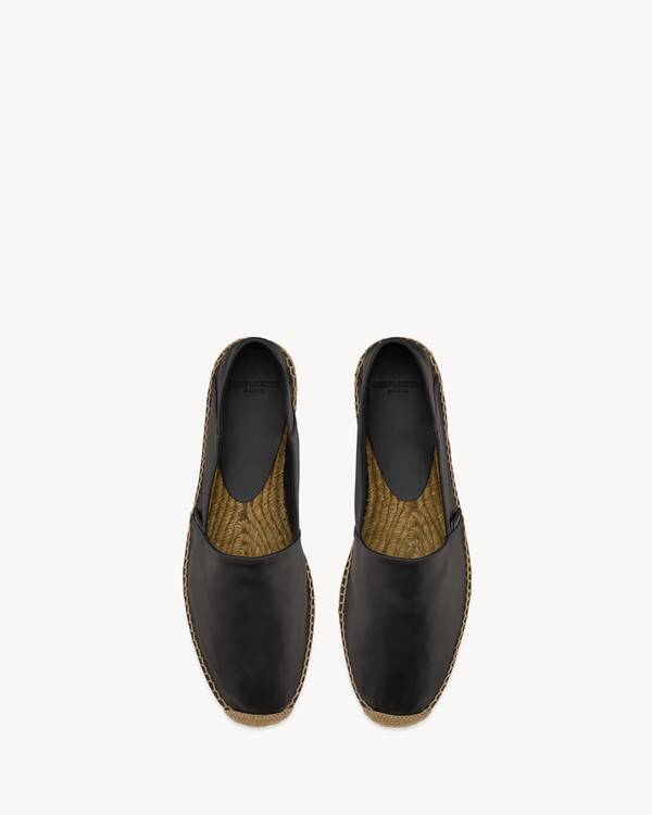 espadrilles in smooth leather
