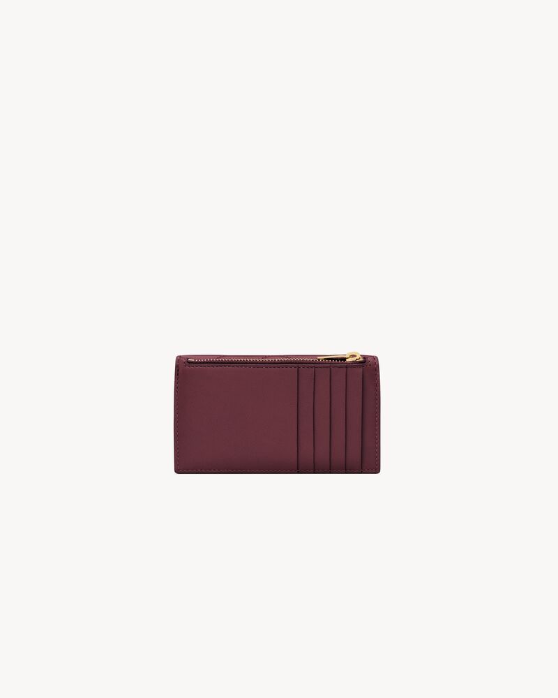 CASSANDRE FRAGMENTS FLAP CARD CASE IN LAMBSKIN
