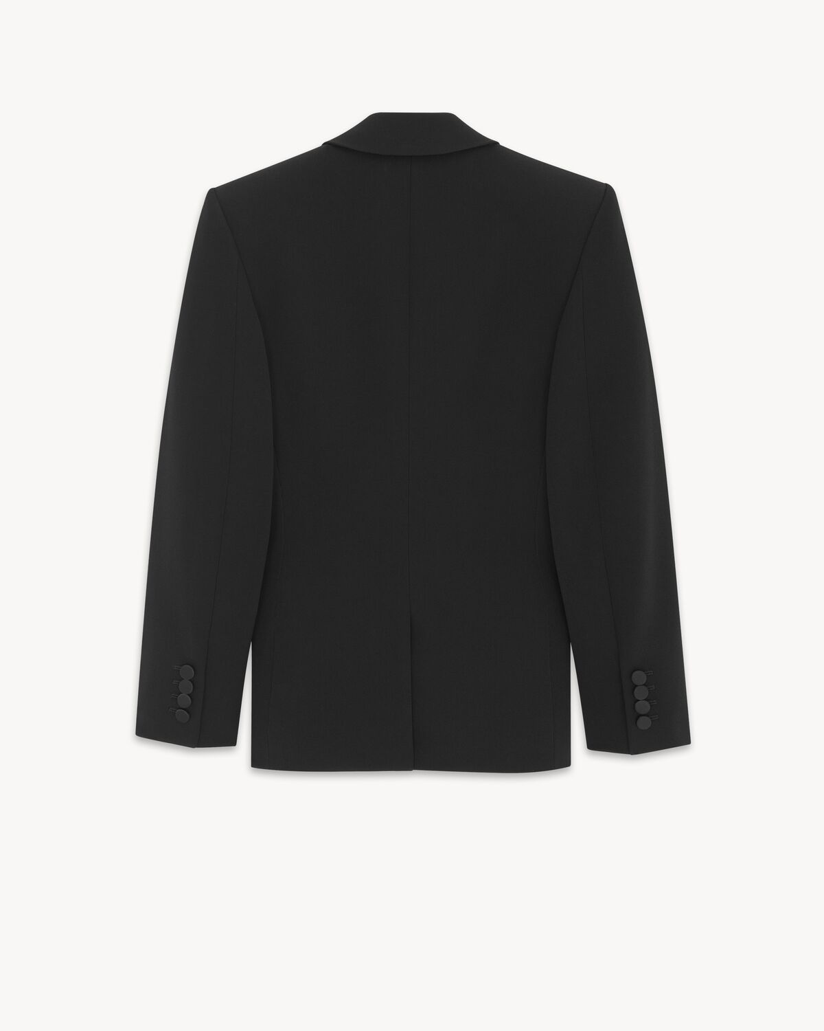 Tuxedo jacket in GRAIN DE POUDRE | Saint Laurent | YSL.com