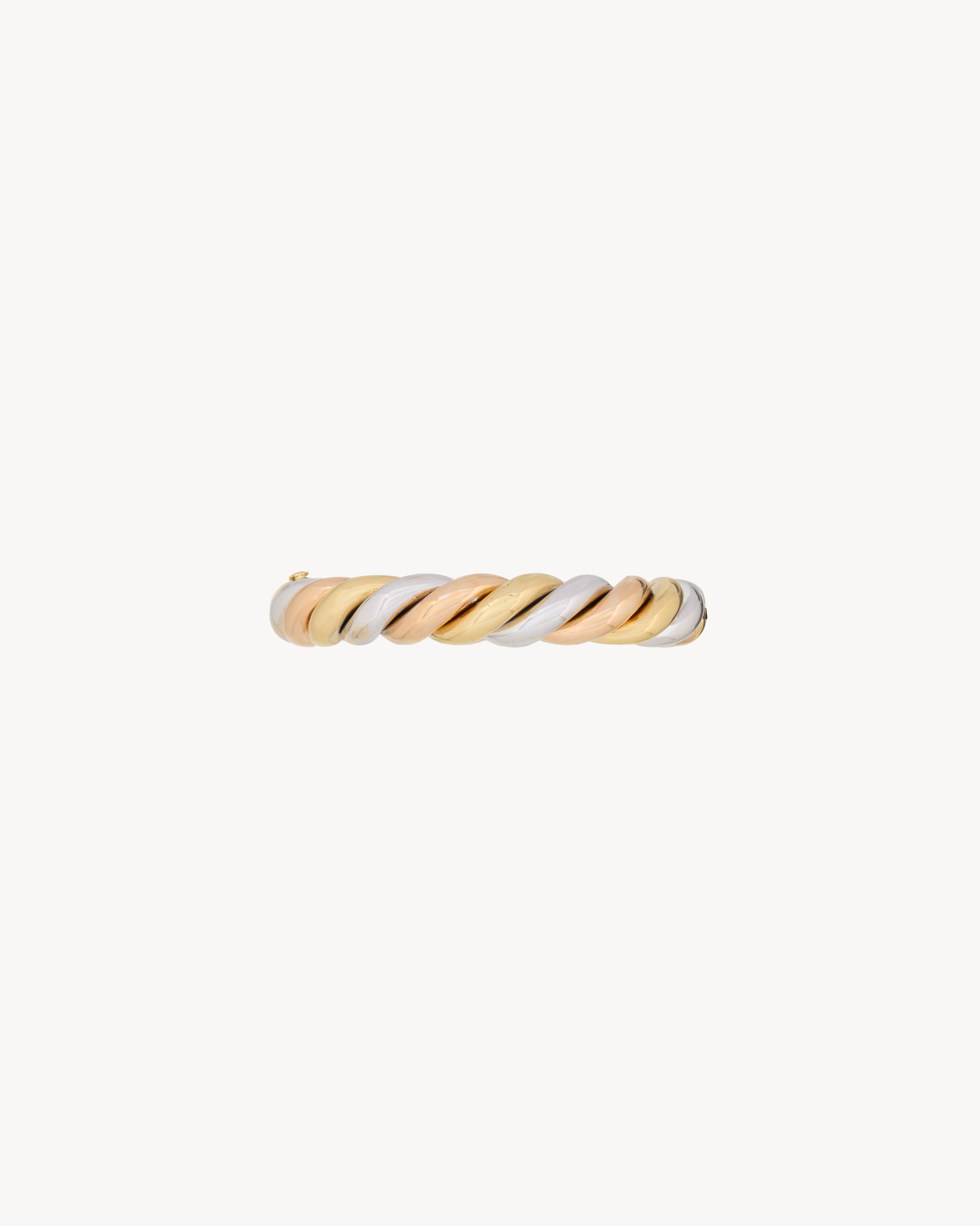 VINTAGE BRACELET IN YELLOW, PINK AND WHITE GOLD