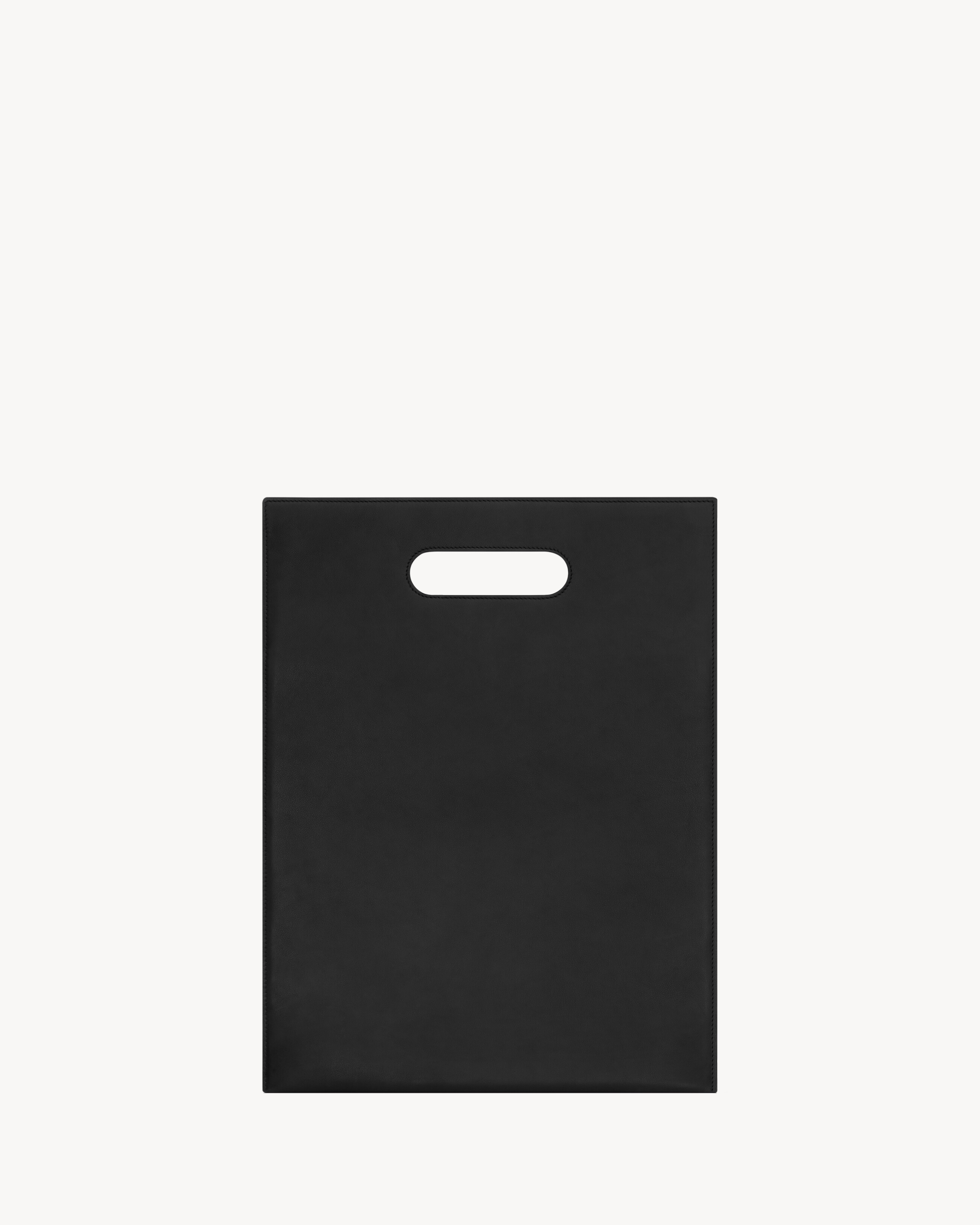 LA POUCH large in leather