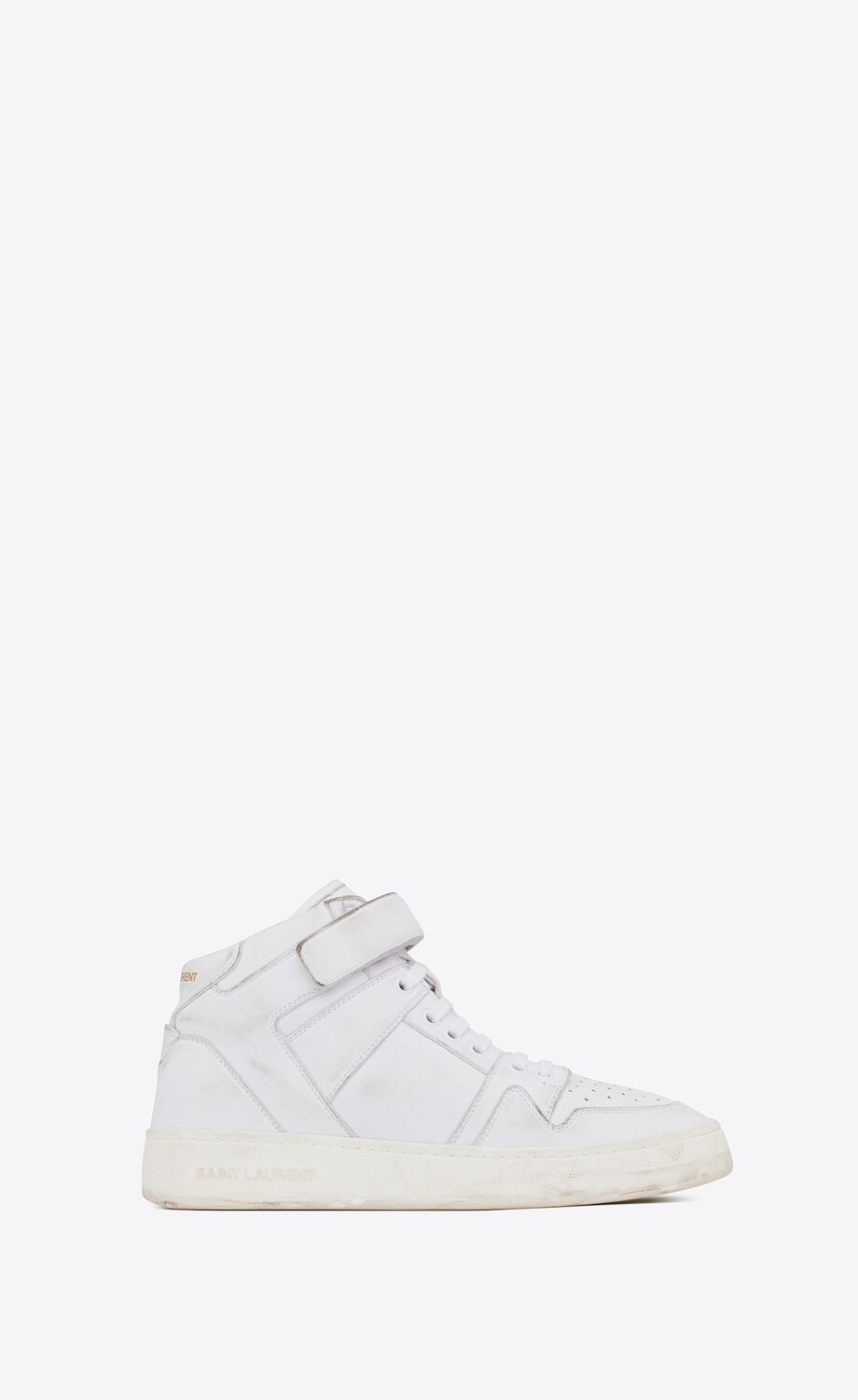 LAX sneakers in washed-out effect leather | Saint Laurent | YSL.com