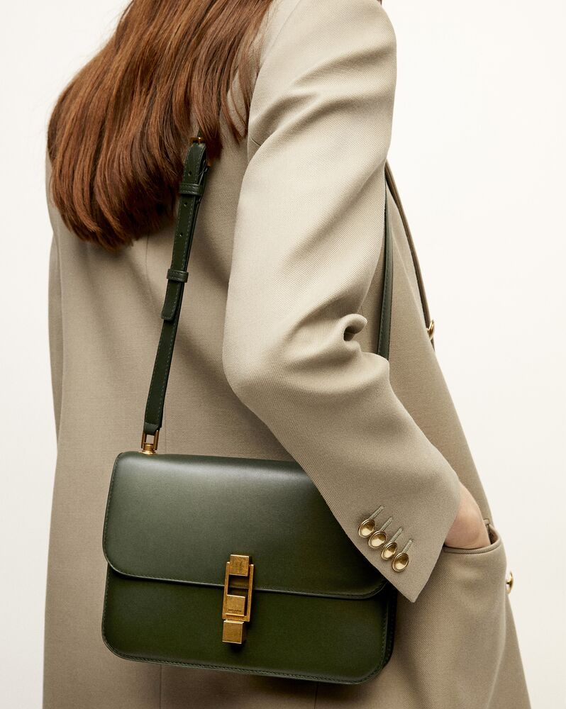 Le Carre Satchel In Box Saint Laurent Leather Saint Laurent Germany Ysl Com