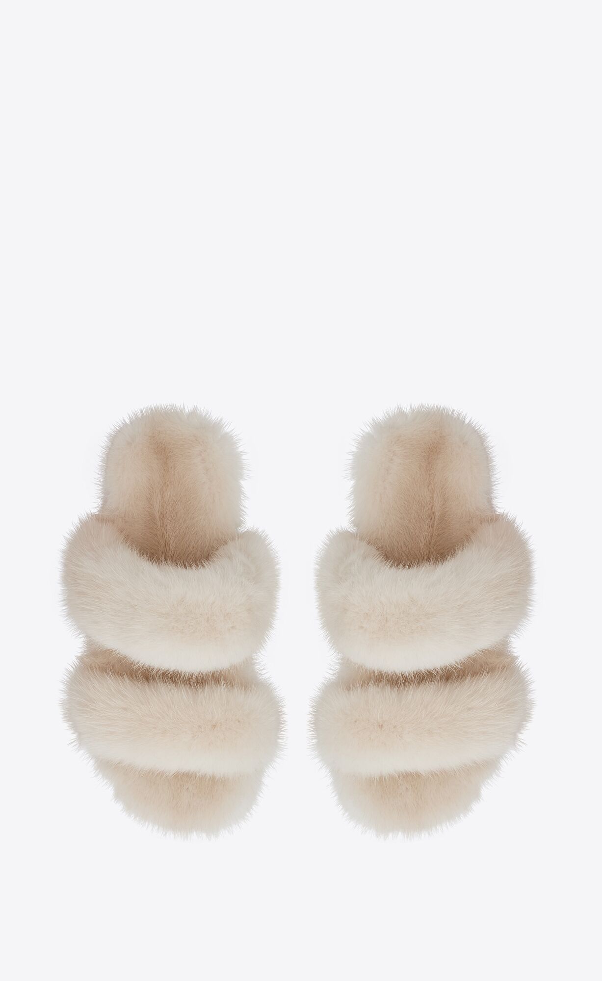 ysl mink sandals