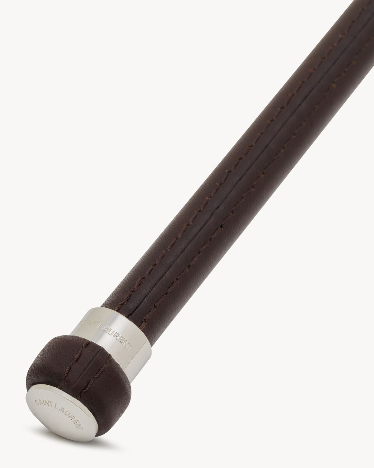 Dressage whip in leather