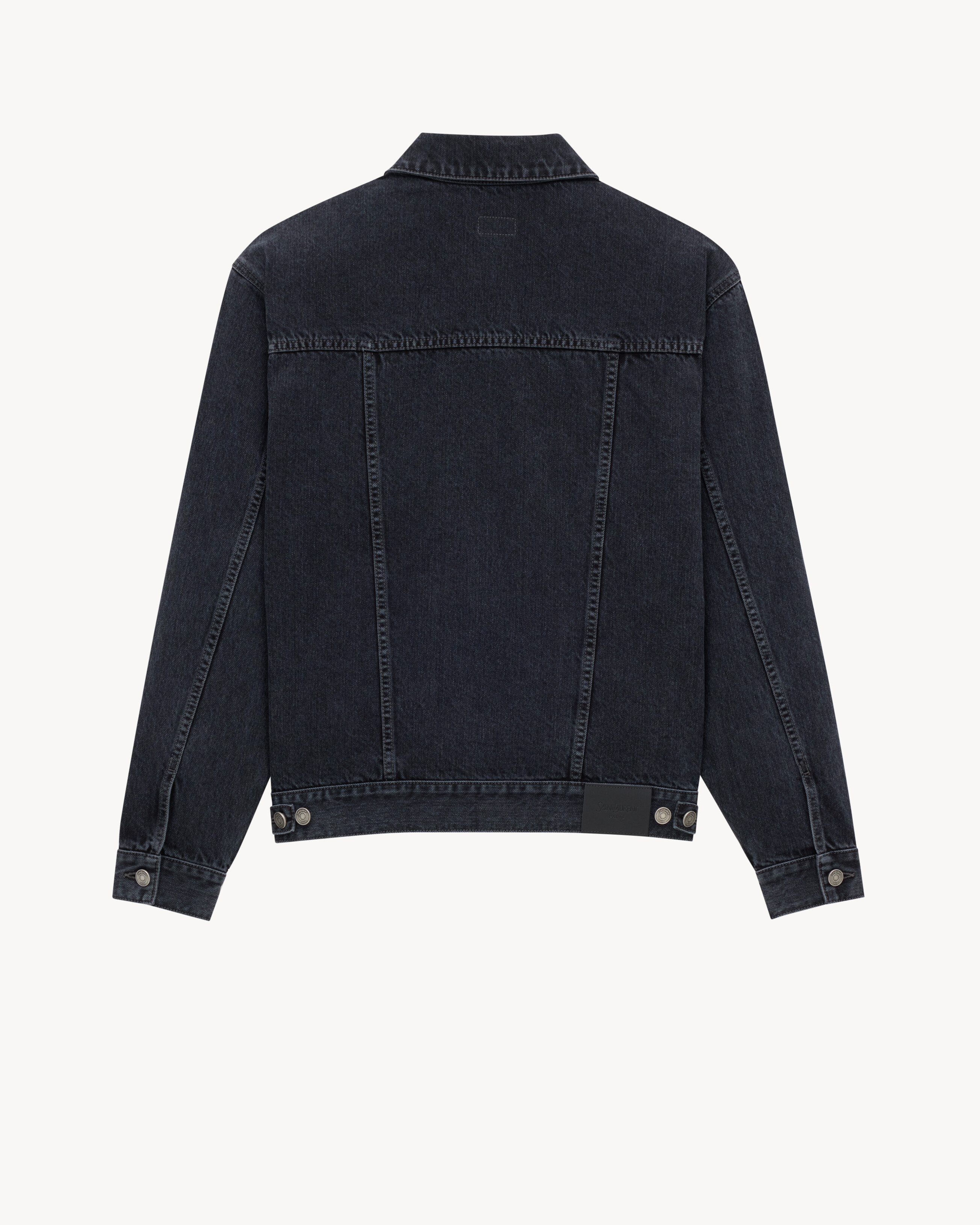 Veste en denim french black