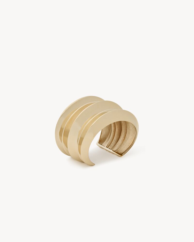 stacked cuff in metal