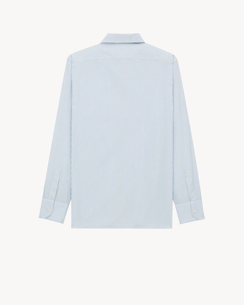 CASSANDRE shirt in striped cotton poplin