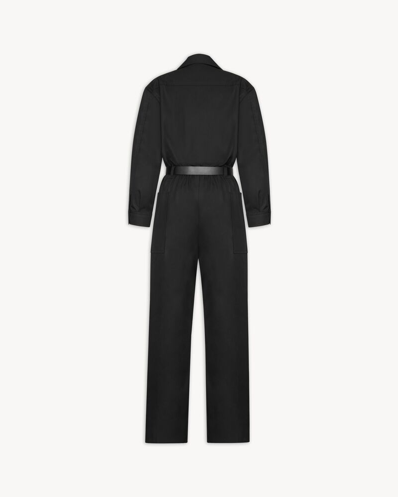 jumpsuit in cotton twill