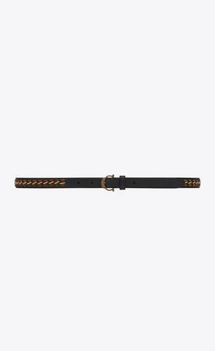 saint laurent skinny belt