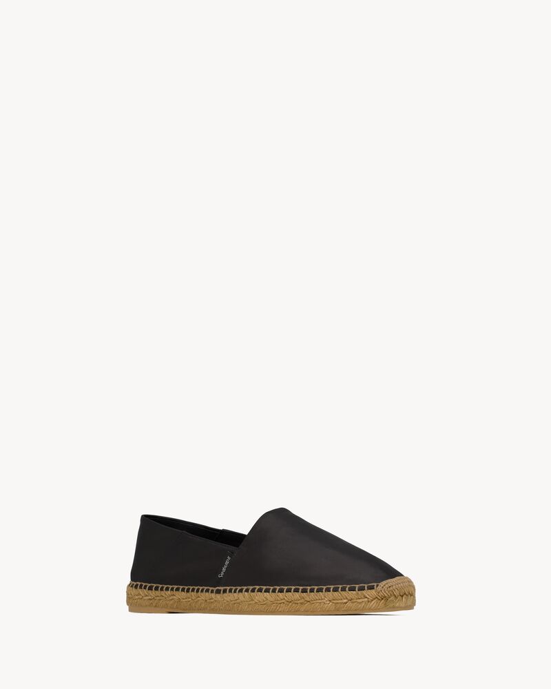 espadrilles in smooth leather