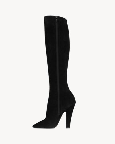 ysl high boots