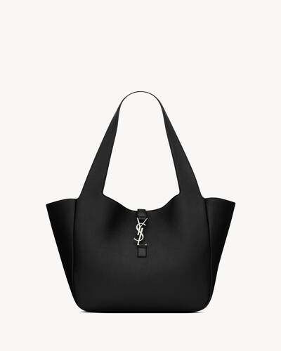 Bolsa LE 5 À 7 BEA em camurça em CINZA | Saint Laurent | YSL PT-BR