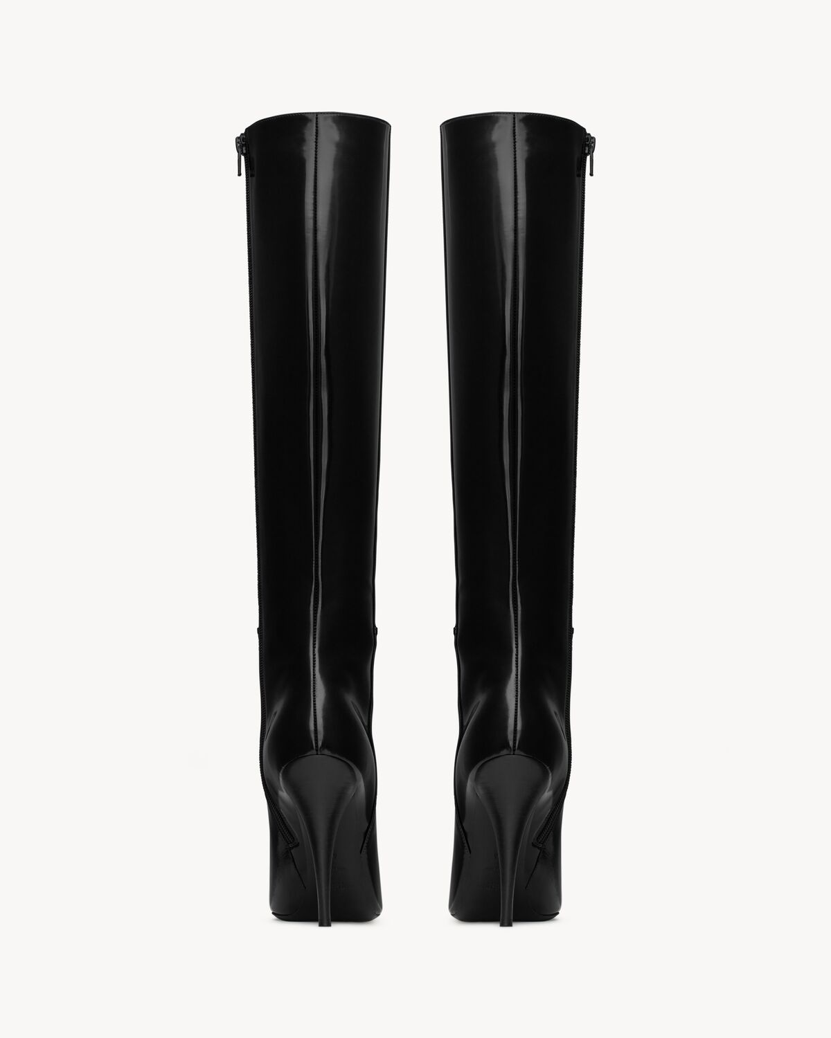 JONES boots in glazed leather Saint Laurent