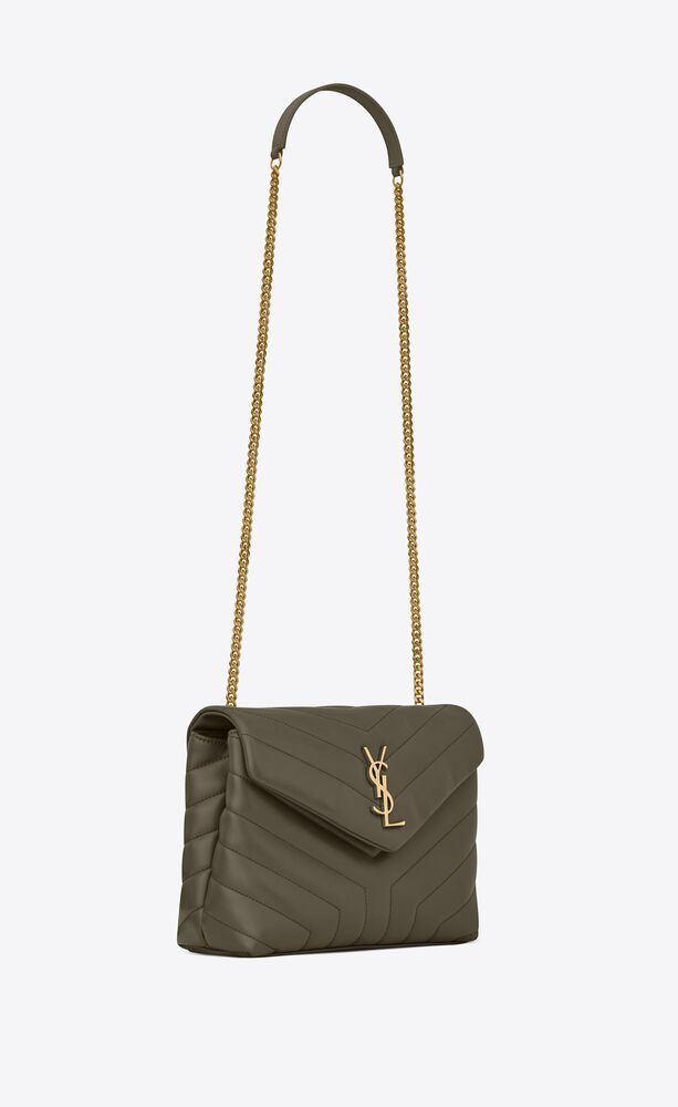 khaki ysl bag