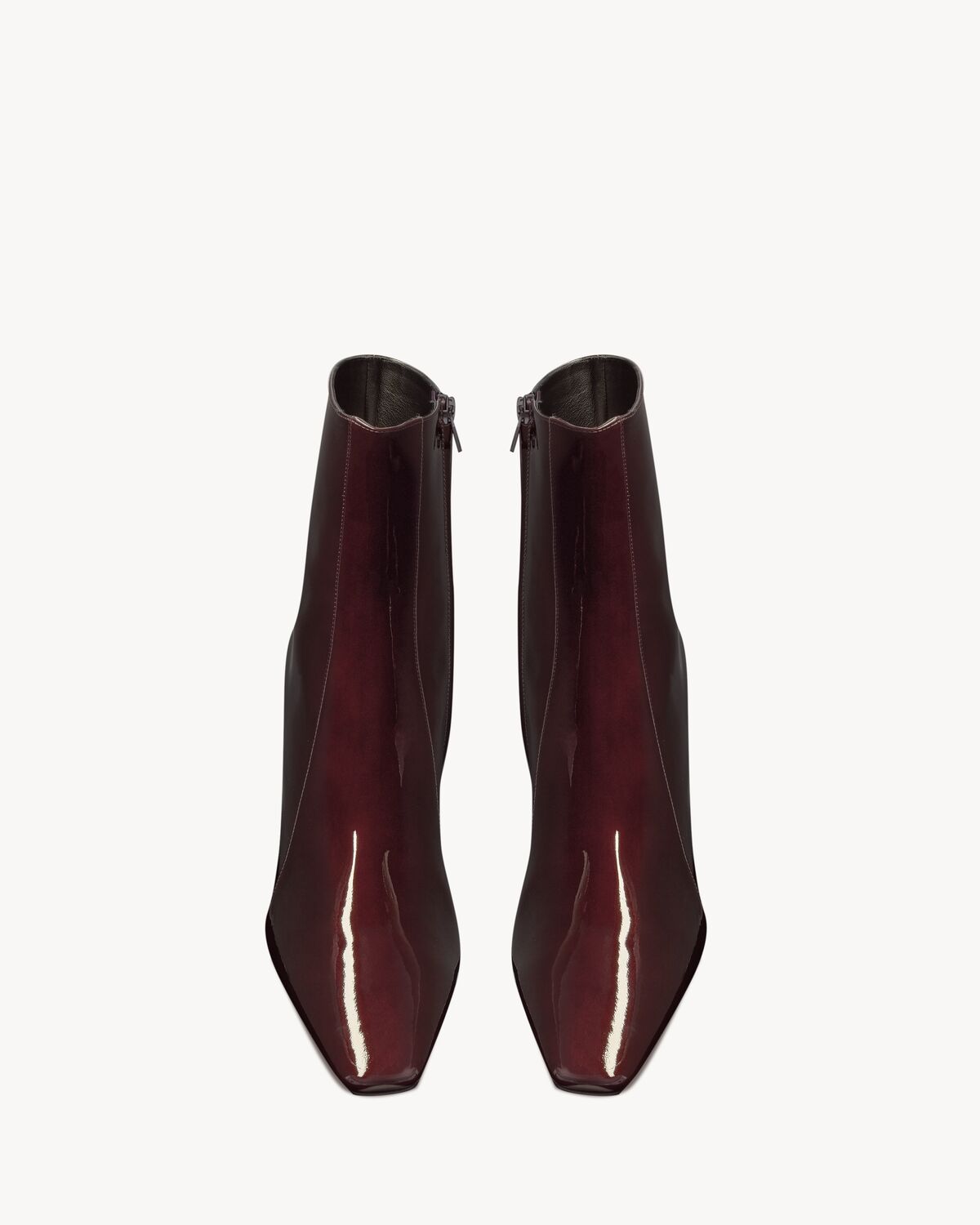 RAINER boots en cuir verni