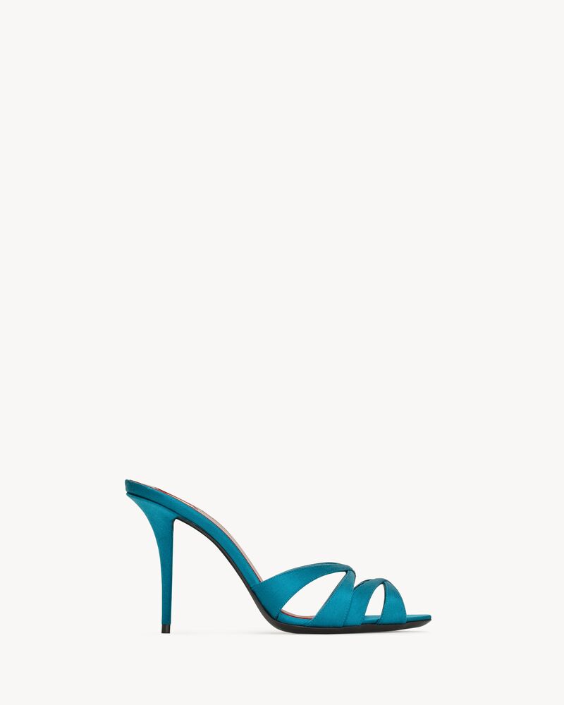 CHANDELLE mules in satin crepe